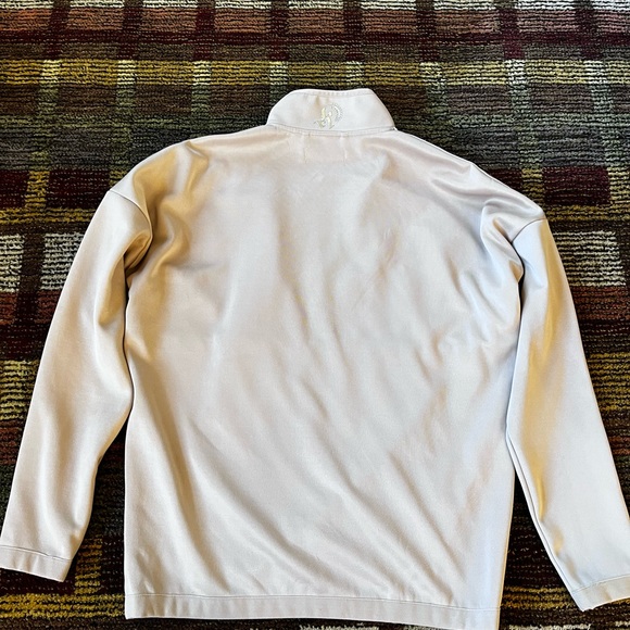 KITH Mens Half Zip Track Jacket Small Long Sleeve Tan Pullover - Picture 6 of 14